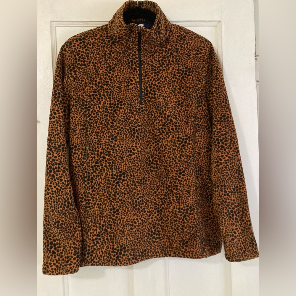 Land’s End Quarter zip fleece.